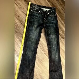 Dark Wash Women's Straight-Leg Jeans - Casual Everyday